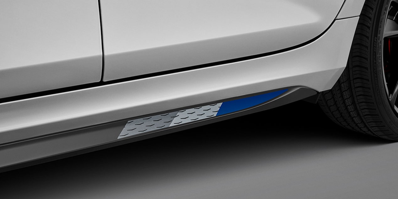 The Blue Accented Package of the CT4-V