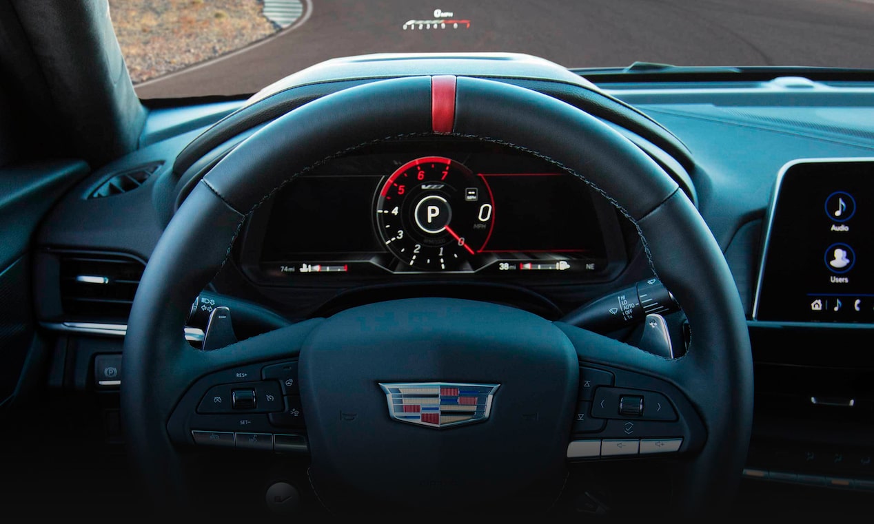 The Heads-Up Display in Action of the Cadillac CT4-V