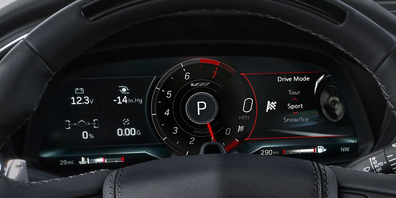 Driver Mode Selector Up Close
