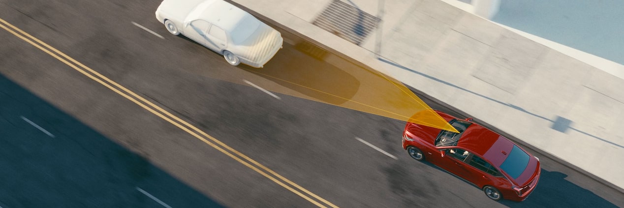 Función de seguridad del Cadillac CT5 con indicador de distancia de seguimiento