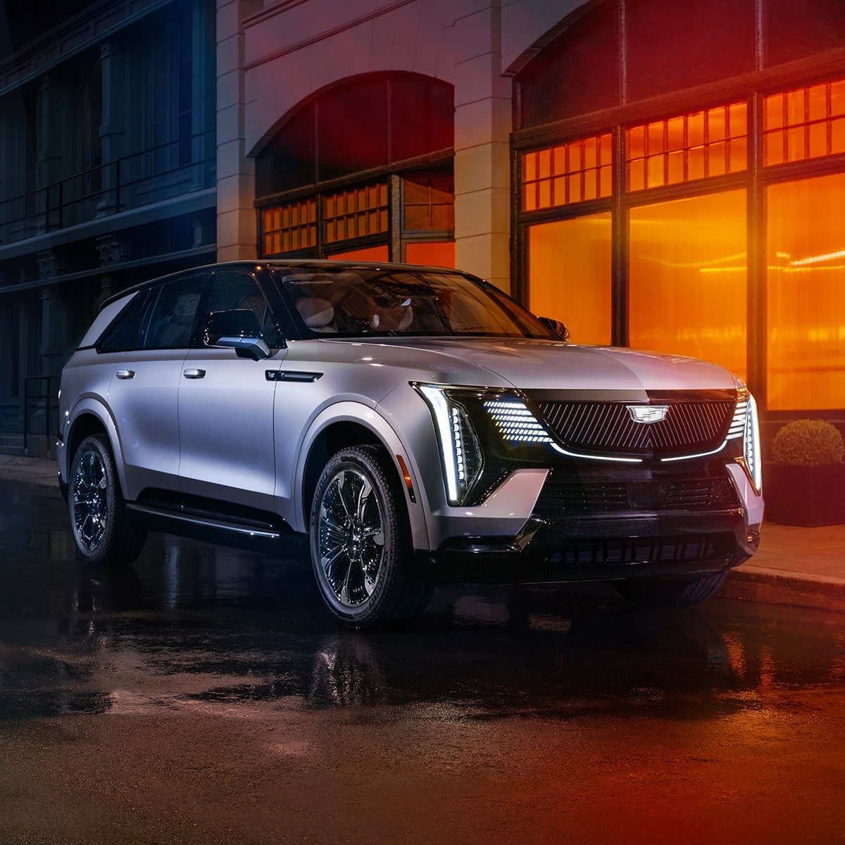 Front Profile shot of the 2025 Cadillac ESCALADE IQ