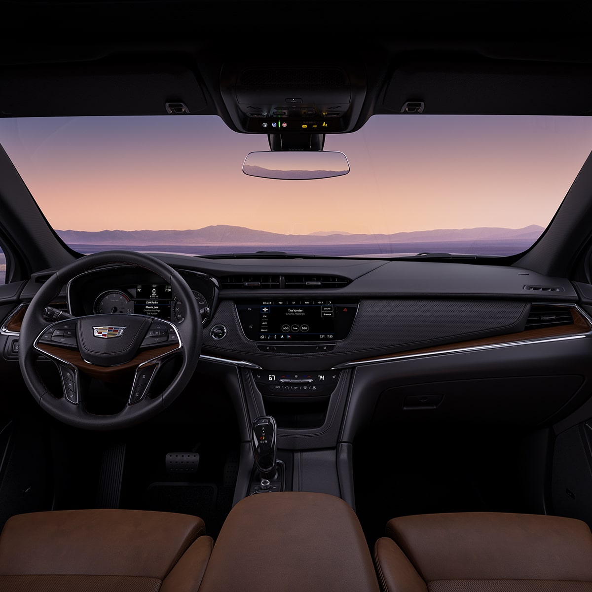 El lujoso tablero en el interior de la Cadillac XT5 2025