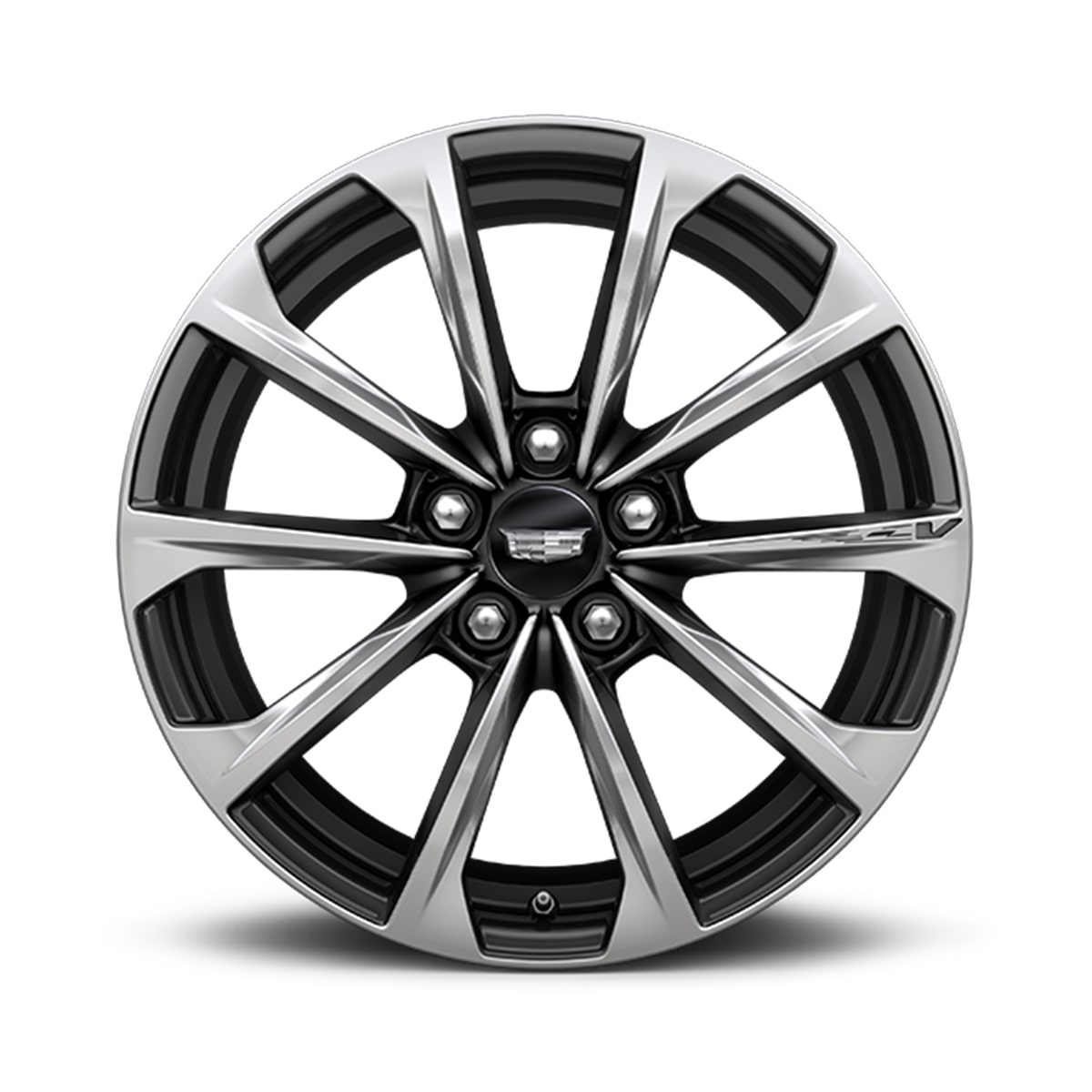 Cadillac CT4-V Silver and Grey 18" Aluminum Alloy Wheels