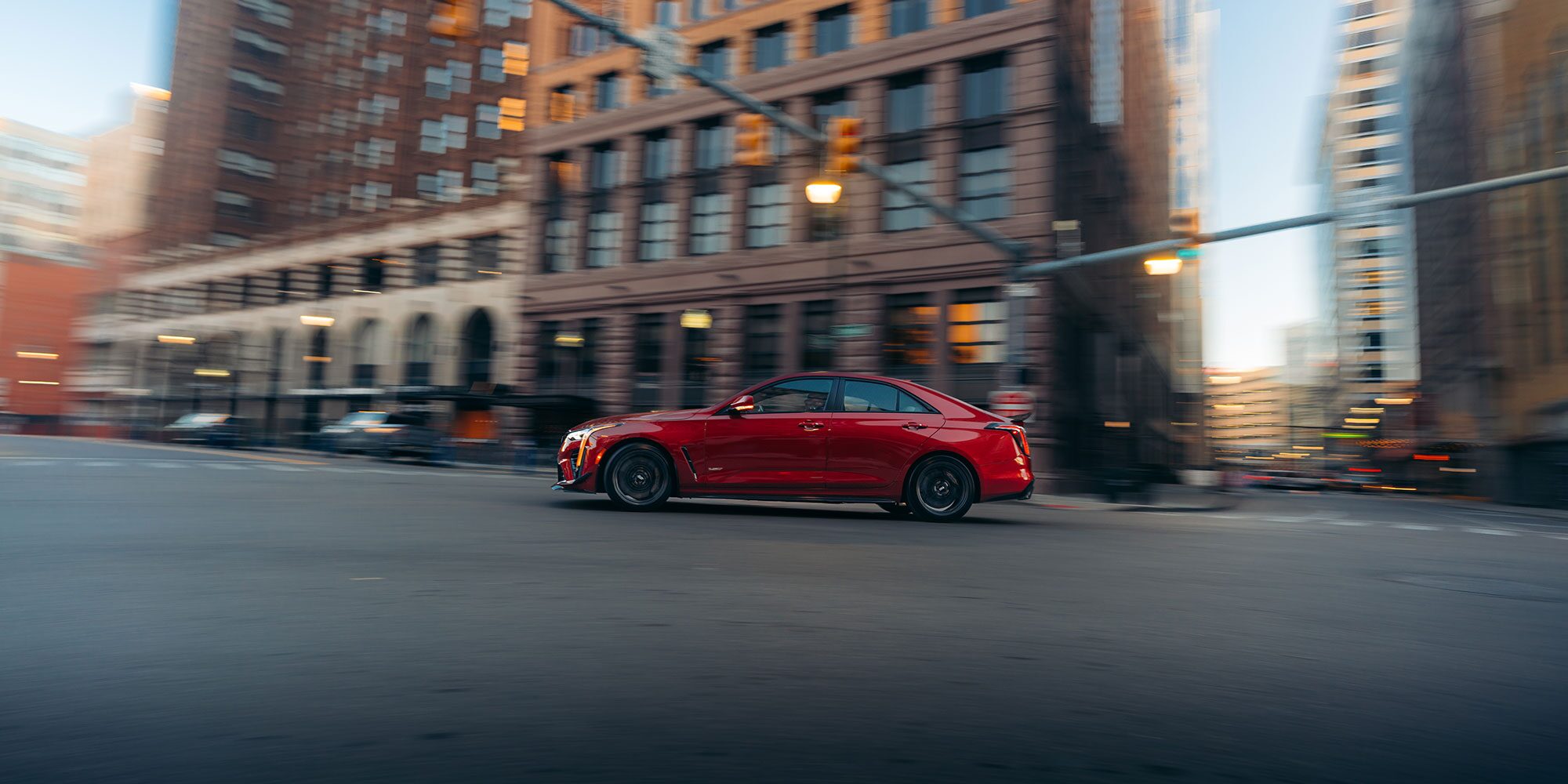 2025 cadillac ct4-v blackwing driver side profile view
