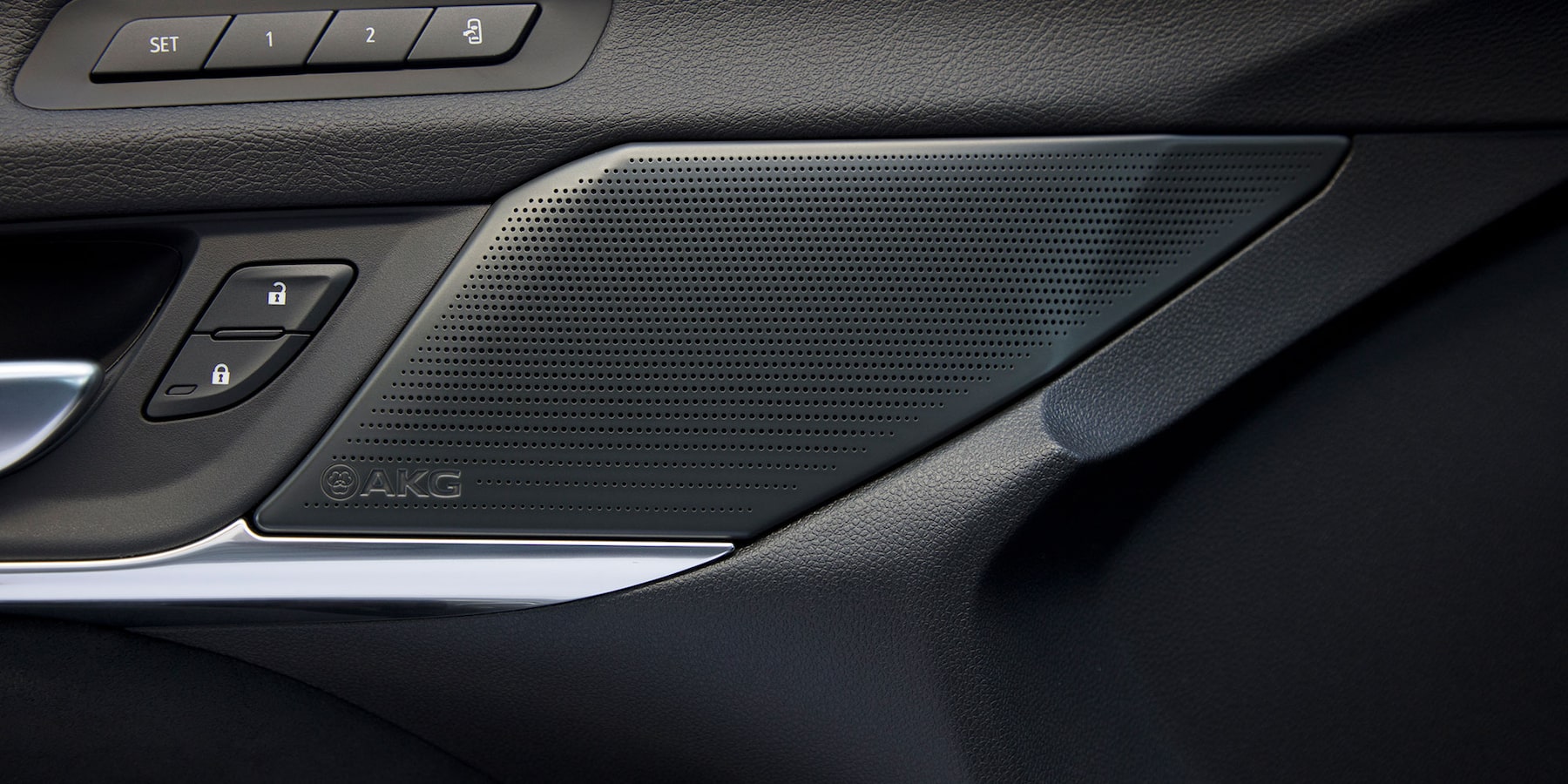 AKG integrated audio system in the new Cadillac CT4-V performance Sedan.