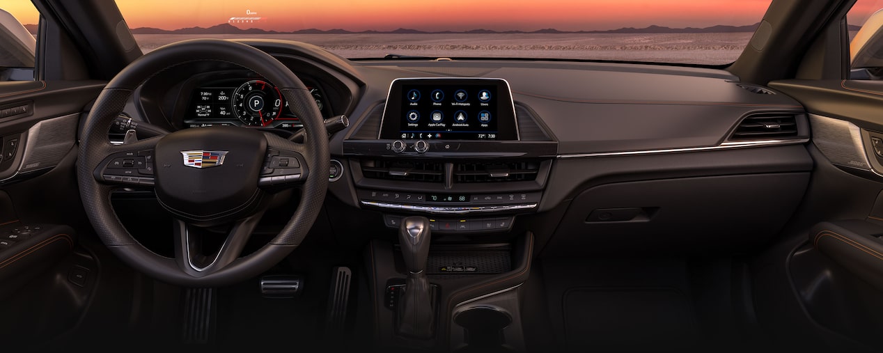 The 2025 CT4 Front Cabin Outlooking a Beautiful Sunset