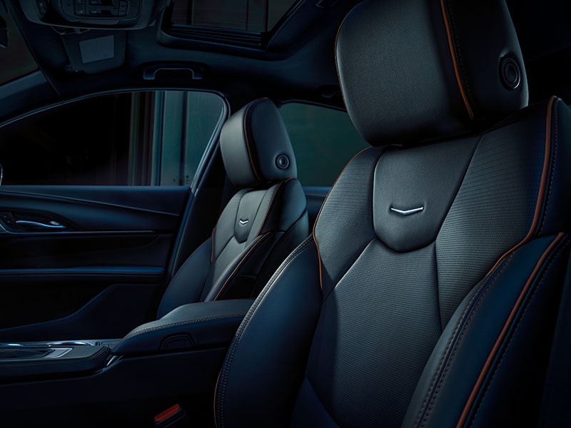 Driver's Front Row View of the Luxury Seating in a 2025 CT4