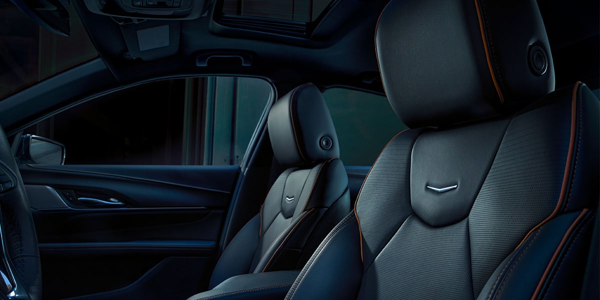Driver's Front Row View of the Luxury Seating in a 2025 CT4