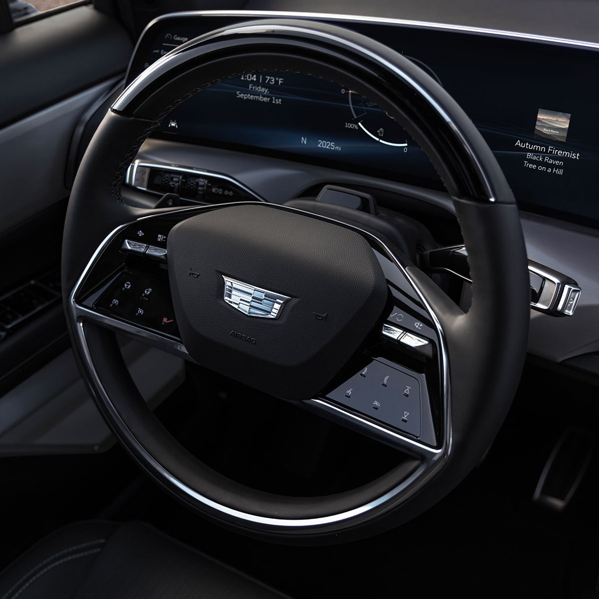 The 2026 Cadillac VISITIQ Steering Wheel