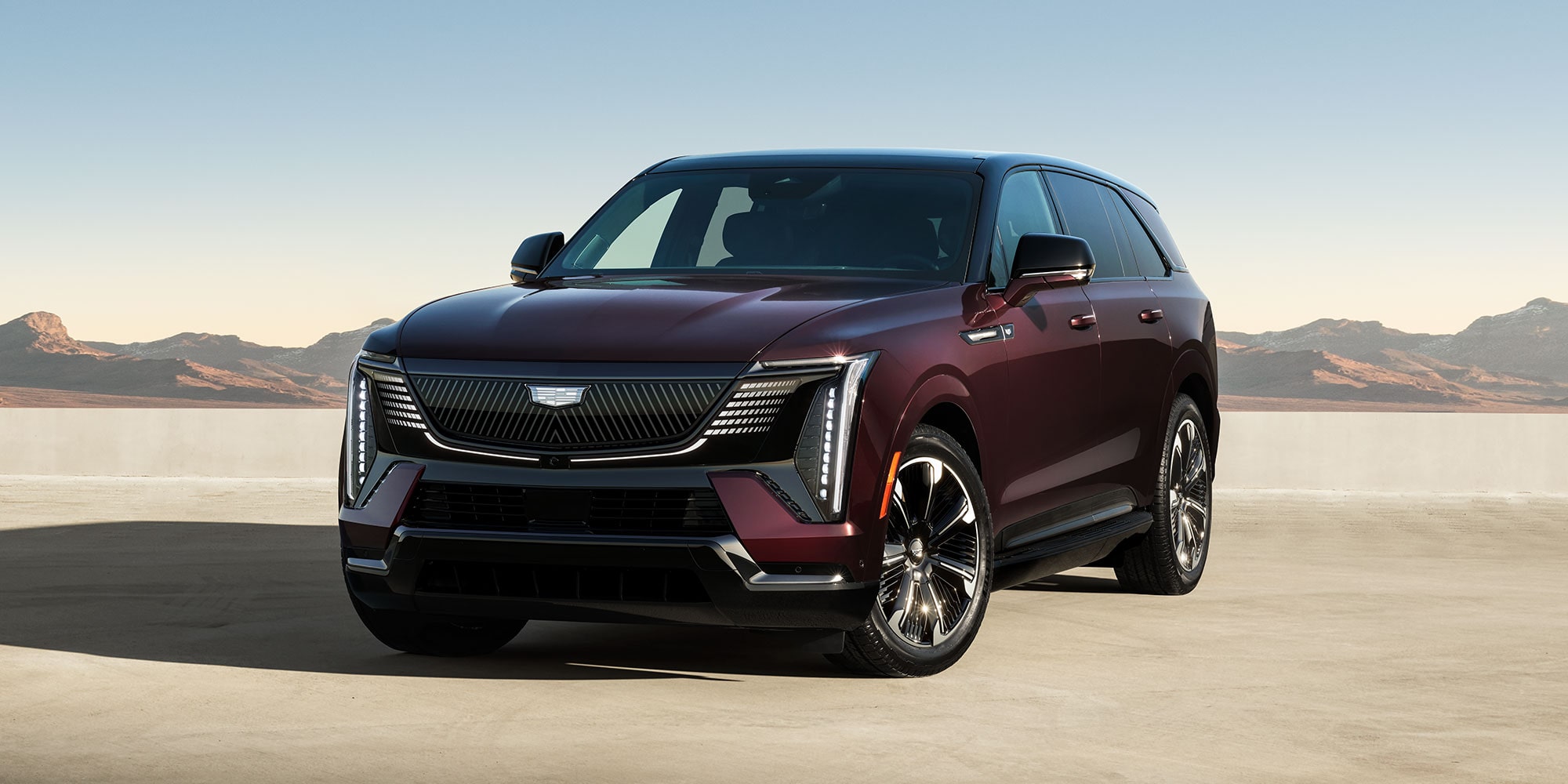 2026 cadillac escalade iq front driver side exterior view