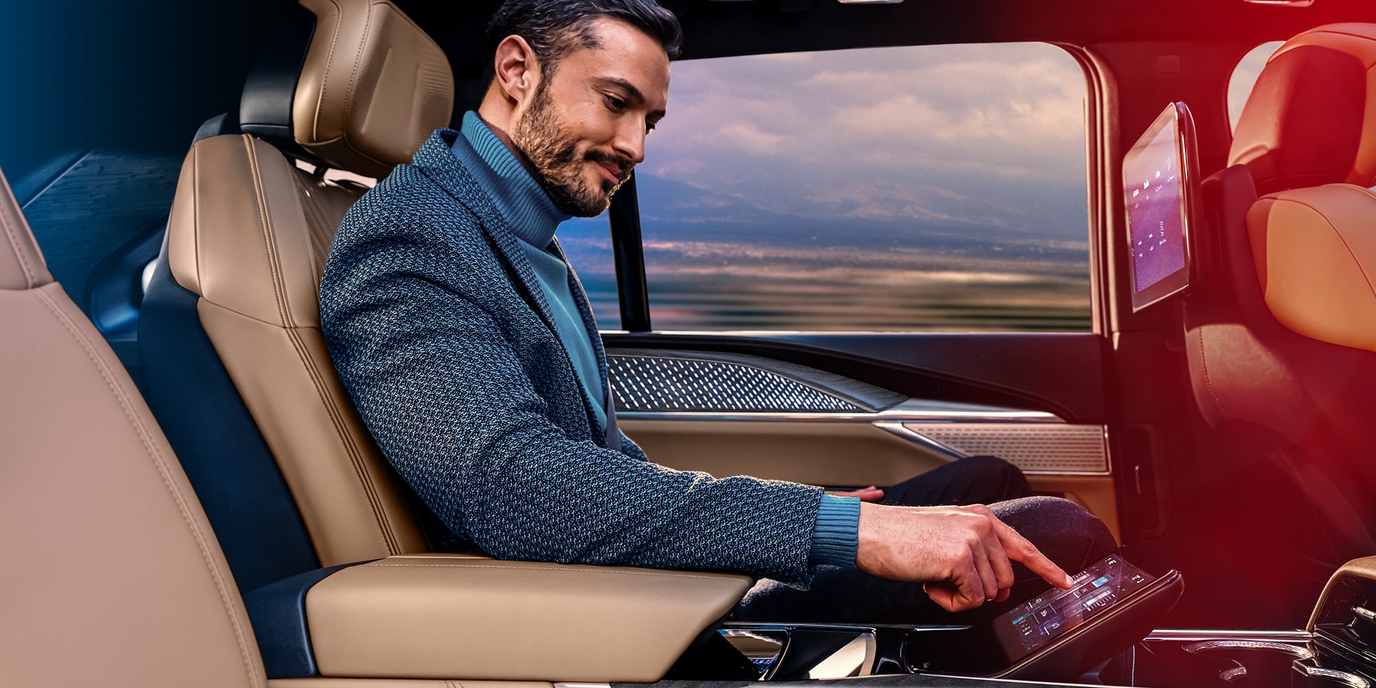 2026 cadillac escalade iql rear seating touchscreen