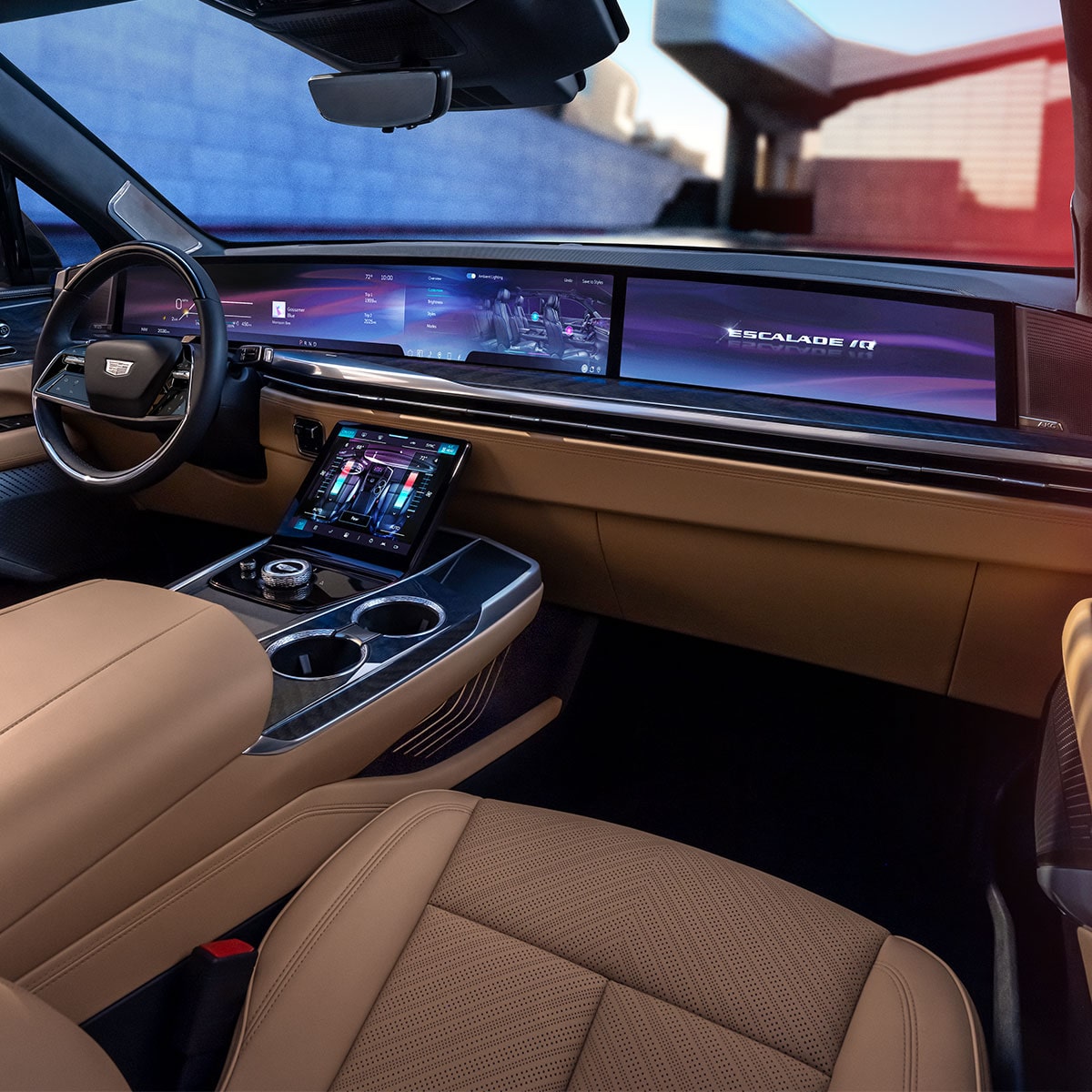 2026 cadillac escalade iq interior dashboard