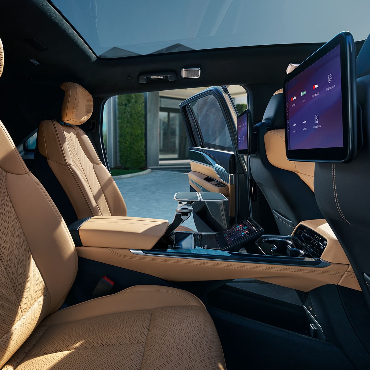 The Executive Second Row Seating and Interior of the 2026 ESCALADE IQ Electric SUV