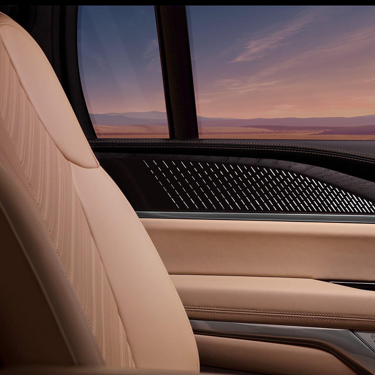 AKG Door Panel Speaker Inside the 2025 Cadillac Escalade IQ