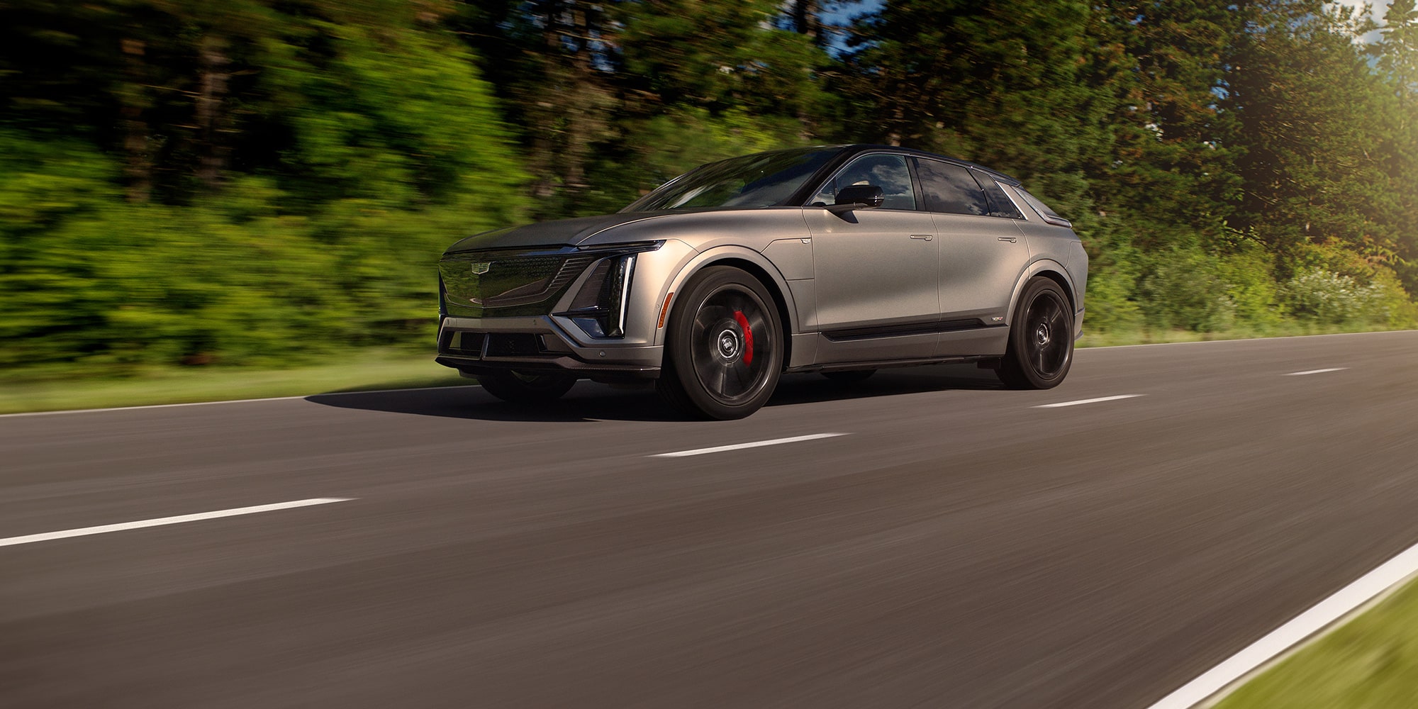2026 blue Cadillac VISTIQ ev charging
