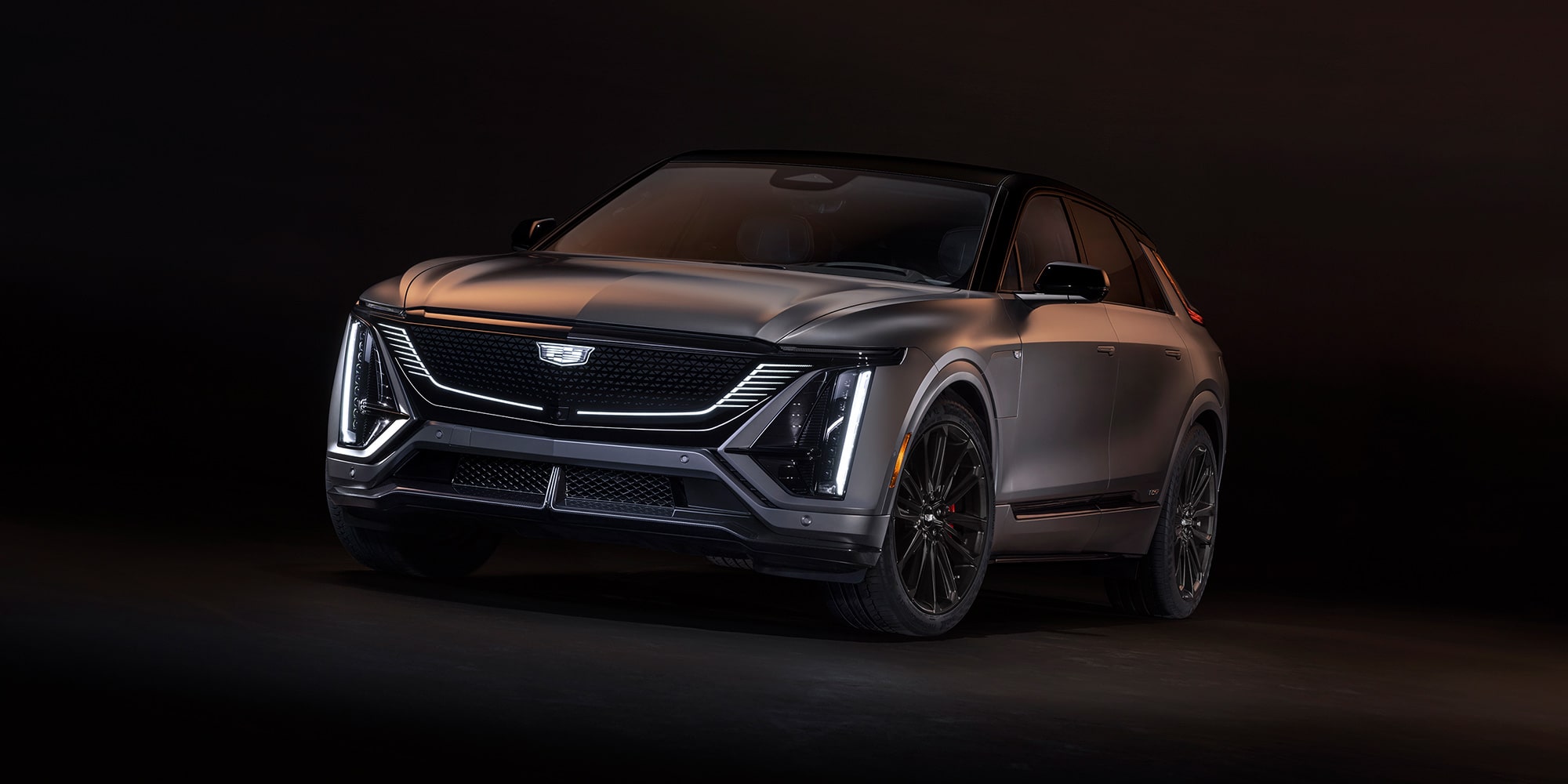2026 cadillac lyriq v front driver side exterior view