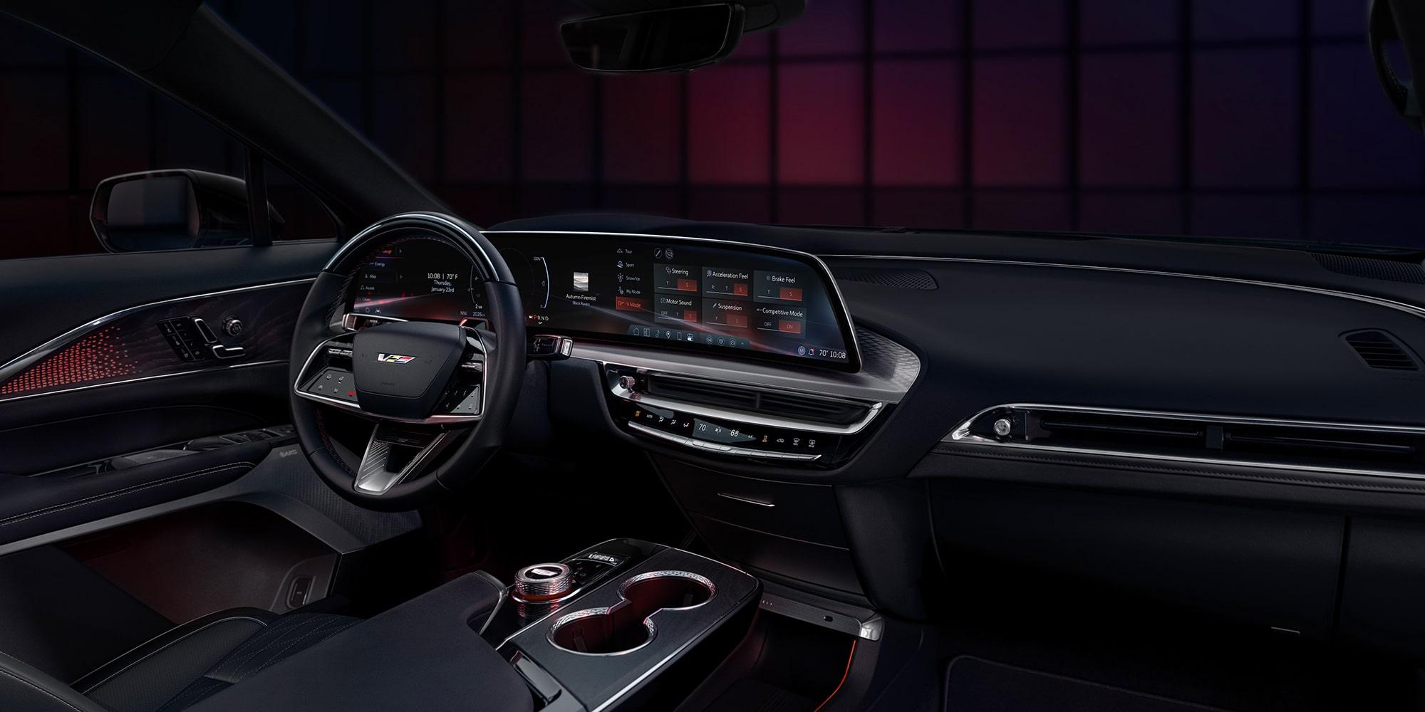 2026 cadillac lyriq v interior led screen