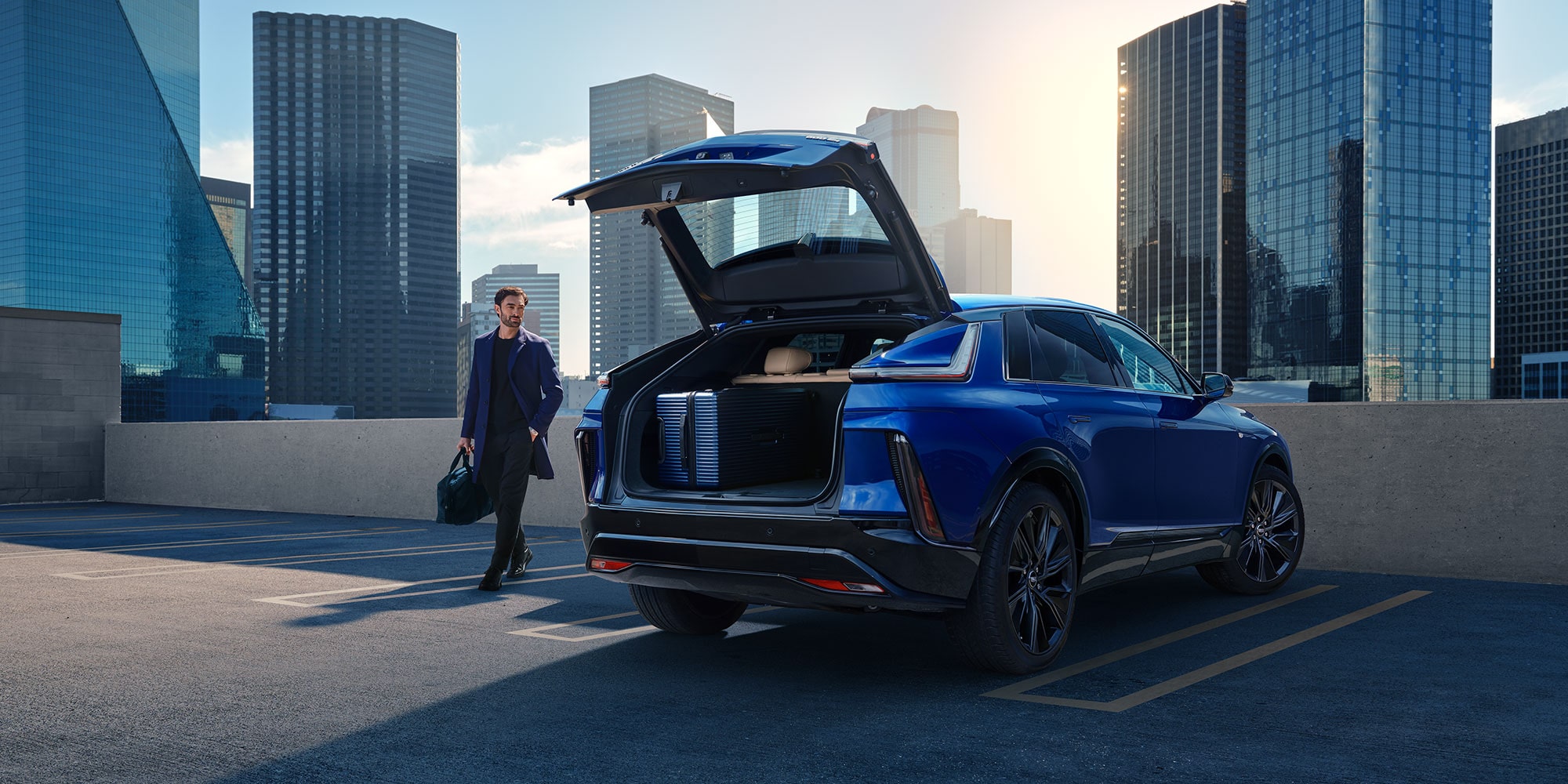 2026 cadillac lyriq rear exterior cargo space