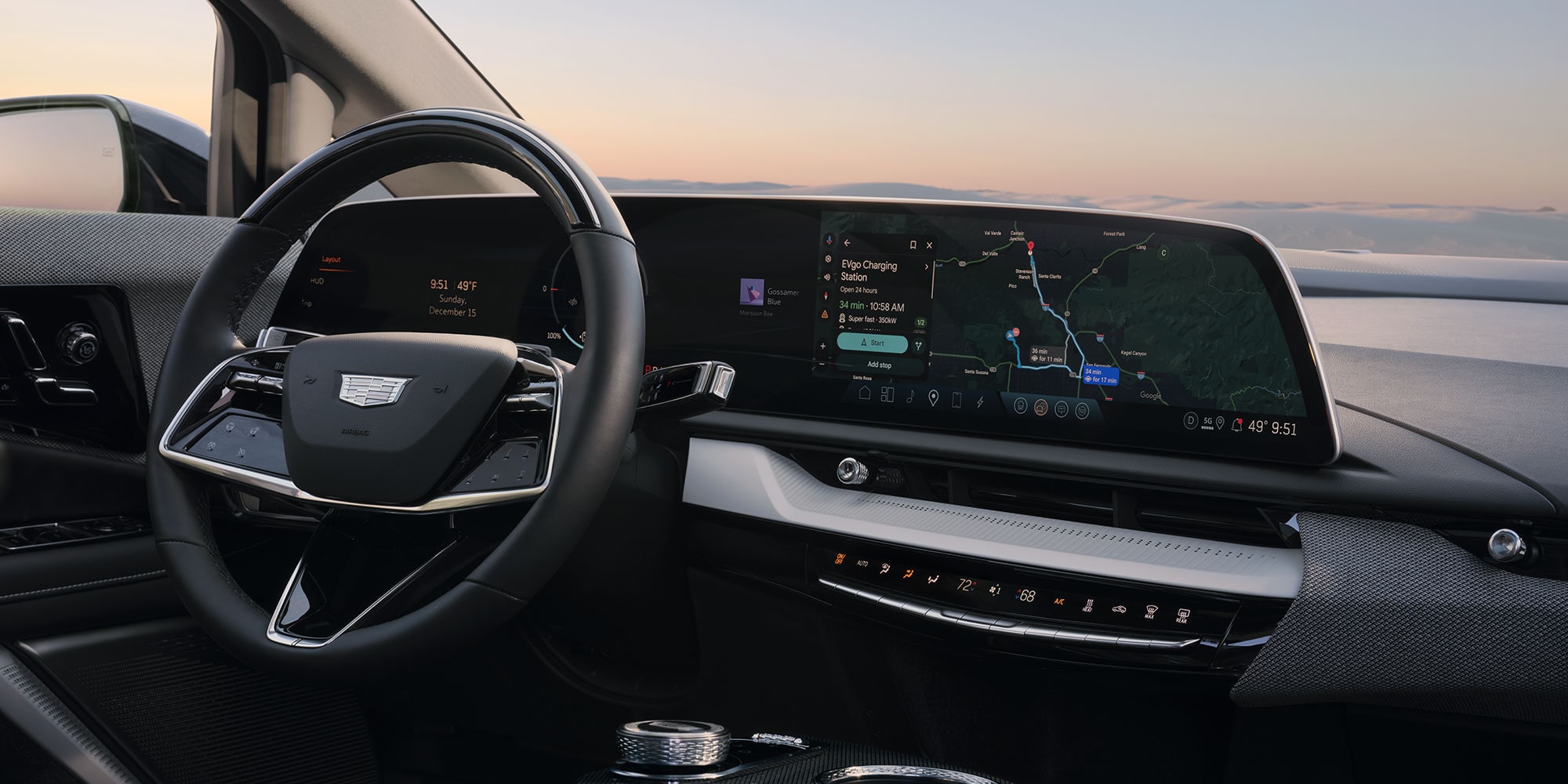 2026 cadillac optiq interior dashboard