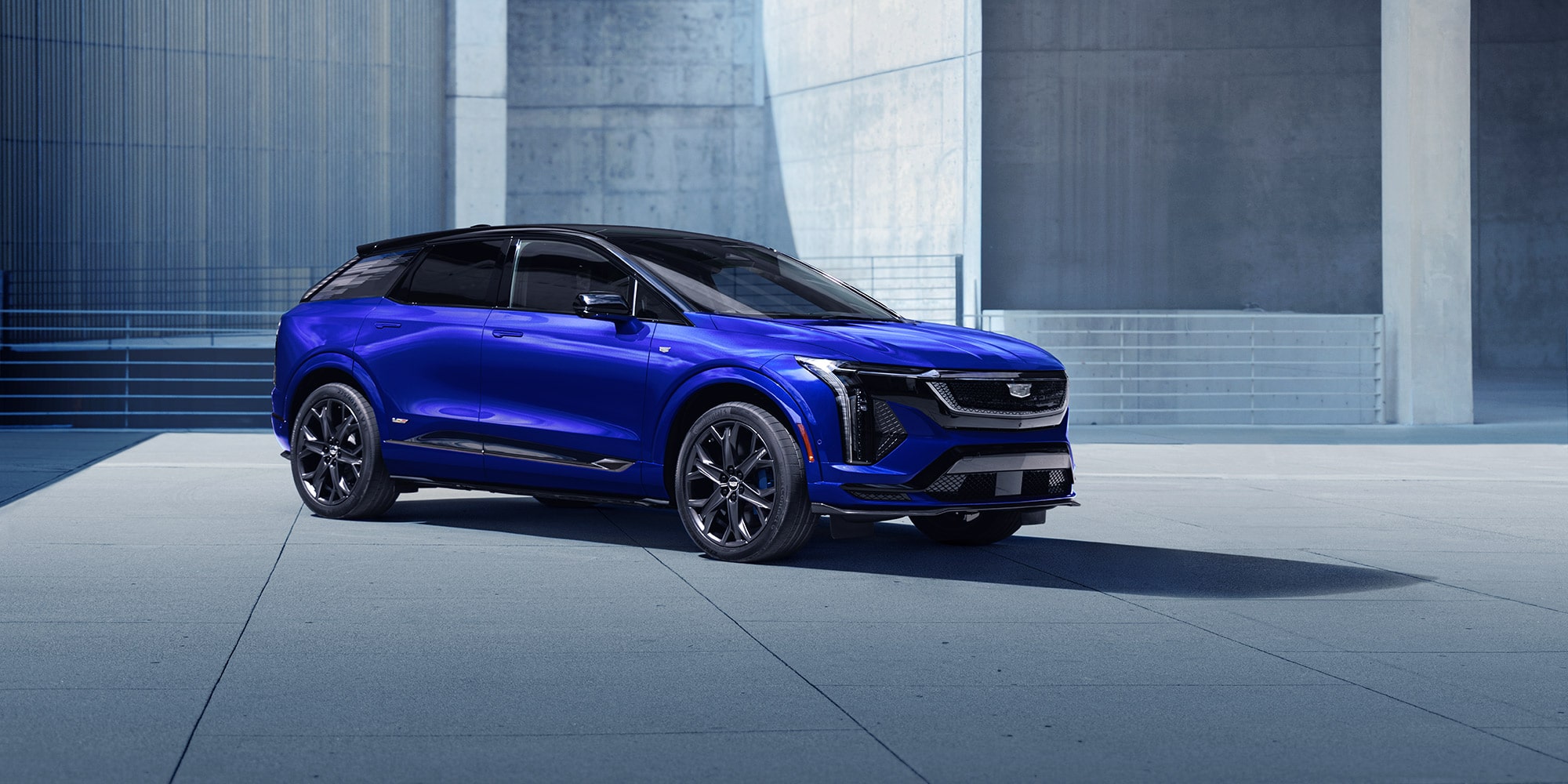 Blue 2026 Cadillac OPTIQ-V