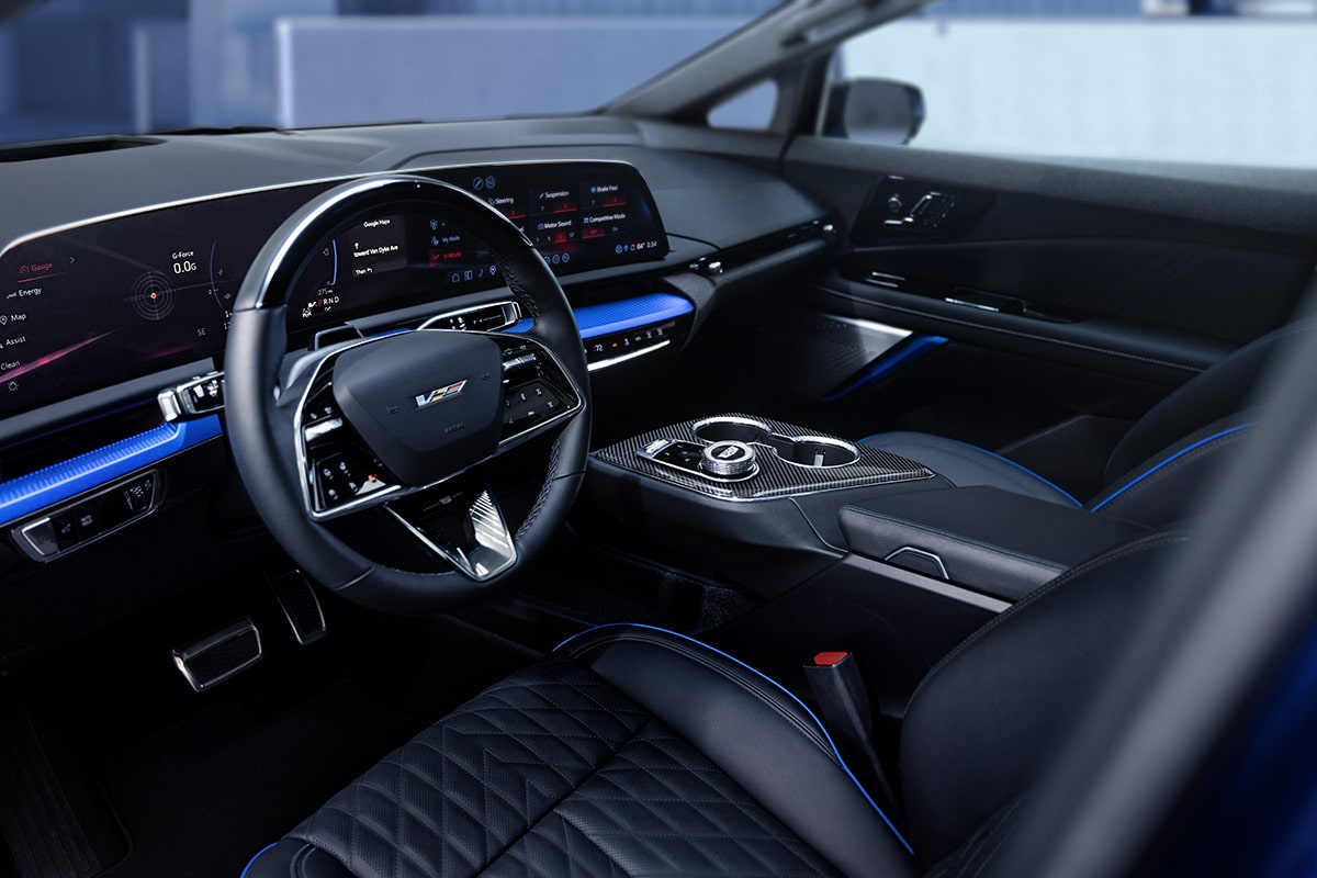 Driver Seat View of the 2026 OPTIQ-V Front Row Interior and Sleek Dashboard