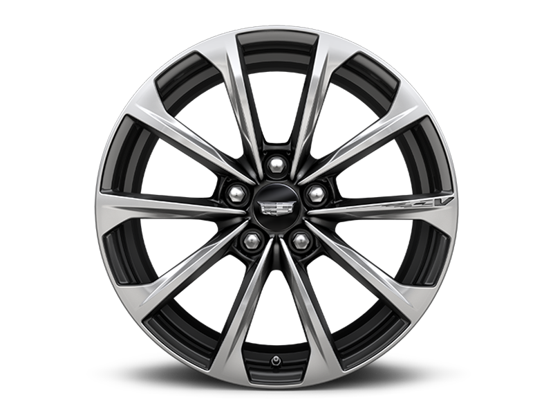 Cadillac CT4-V Silver and Grey 18" Aluminum Alloy Wheels