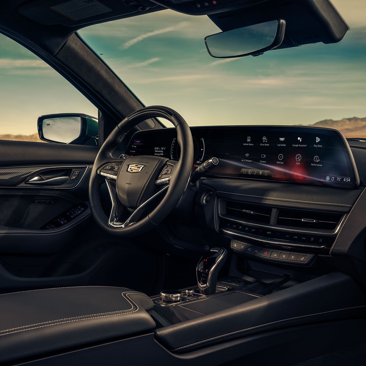 2025 cadillac ct4-v blackwing interior space