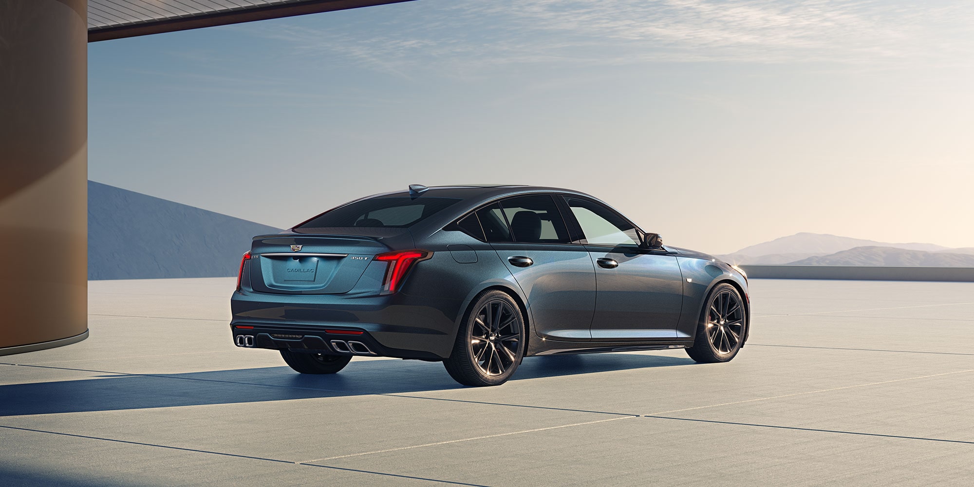 2026 cadillac ct5 passenger side rear exterior view