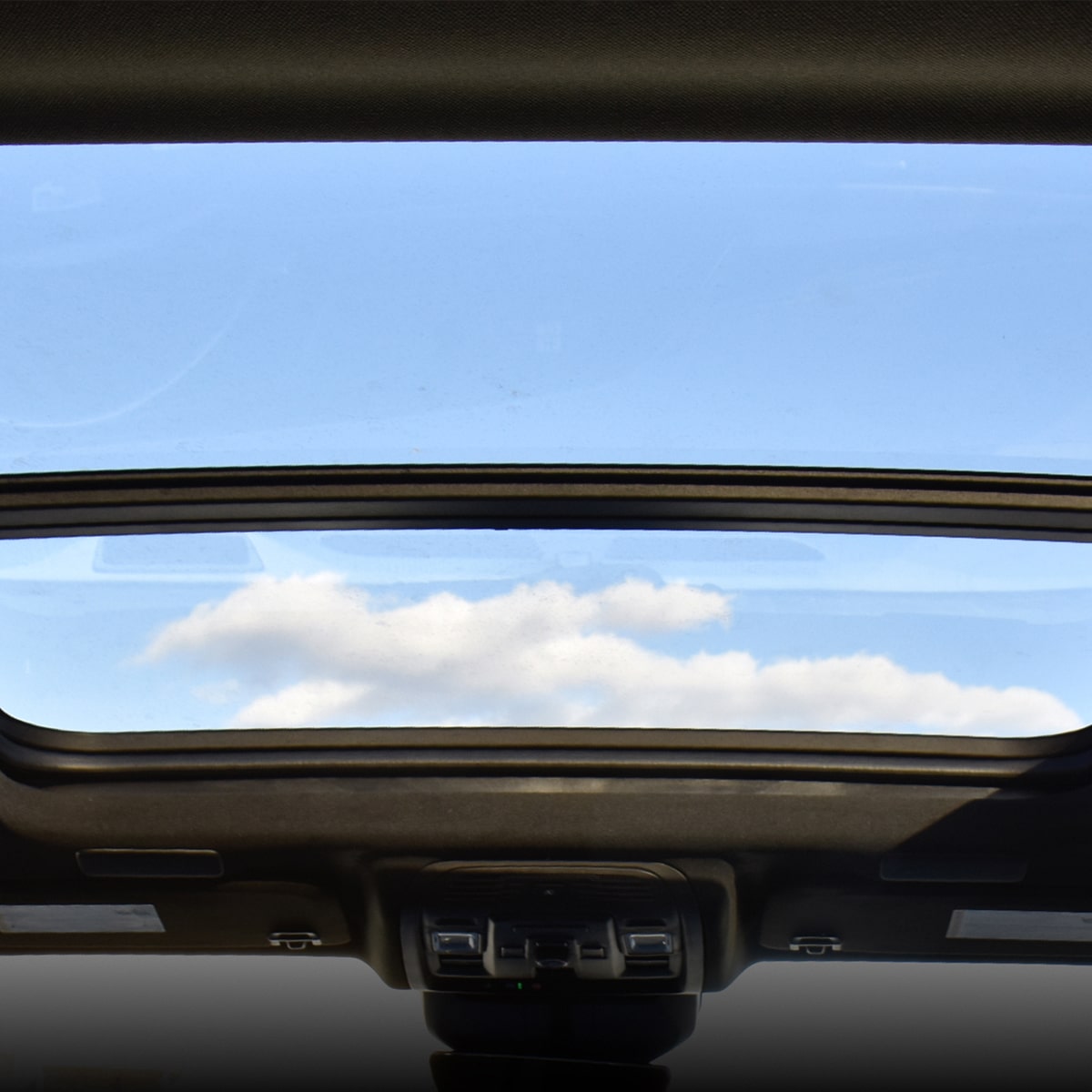 Close-Up View of the 2026 Escalade Ultraview-Pane Sunroof