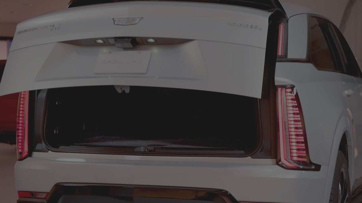Close-up of the Cadillac Escalade Trunk Opening with the Convenience Autosense Liftgate Feature