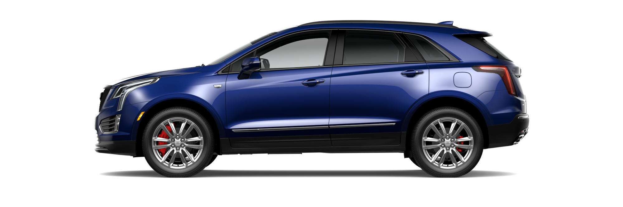 Profile View of a Blue 2026 XT5 in the Sport Trim