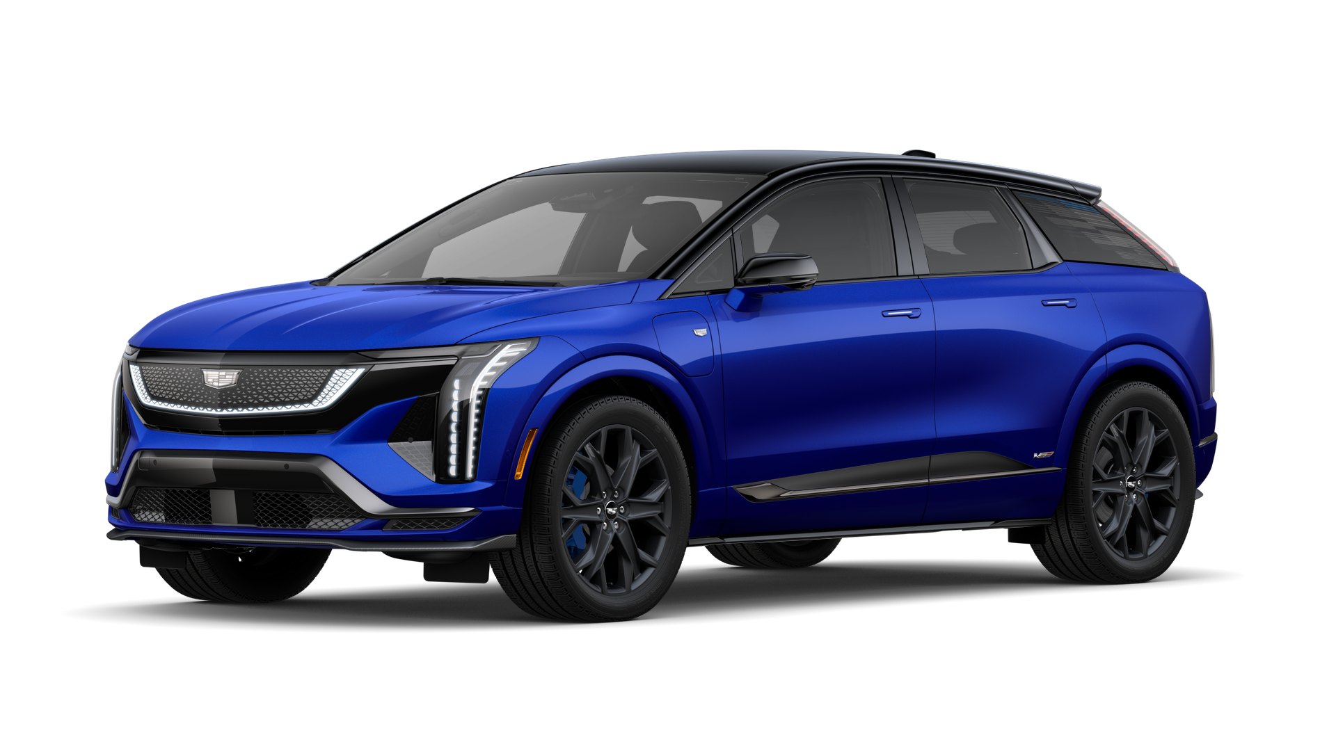 Three-quarter View of a Blue OPTIQ-V