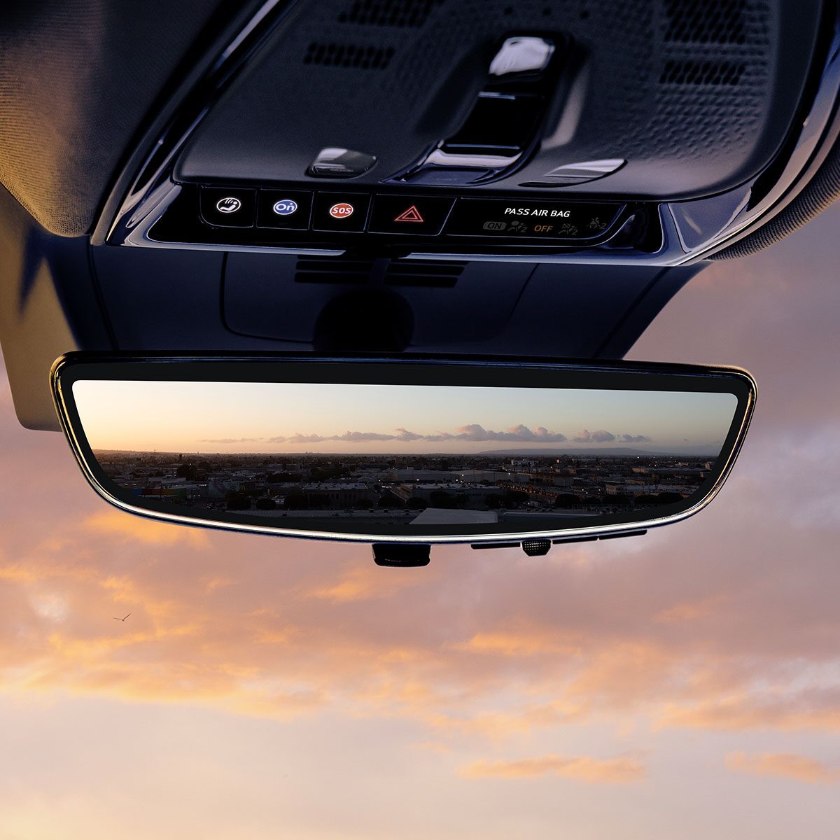 Rear View Mirror Inside the 2027 Cadillac OPTIQ
