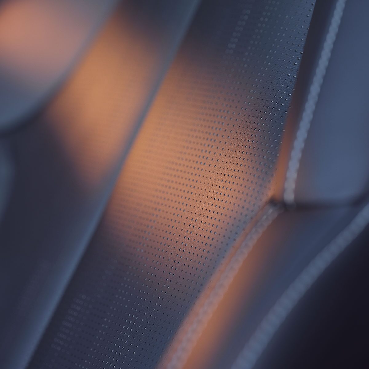 Close-up View of the 2027 Cadillac OPTIQ's Interior Seat Details