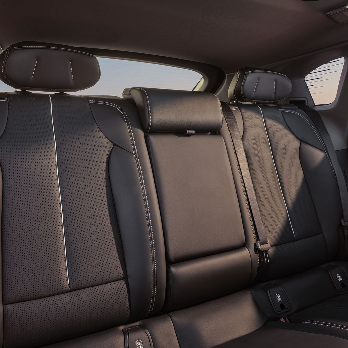 The Sun Shining in on the 2027 Cadillac OPTIQ Back Row Seating
