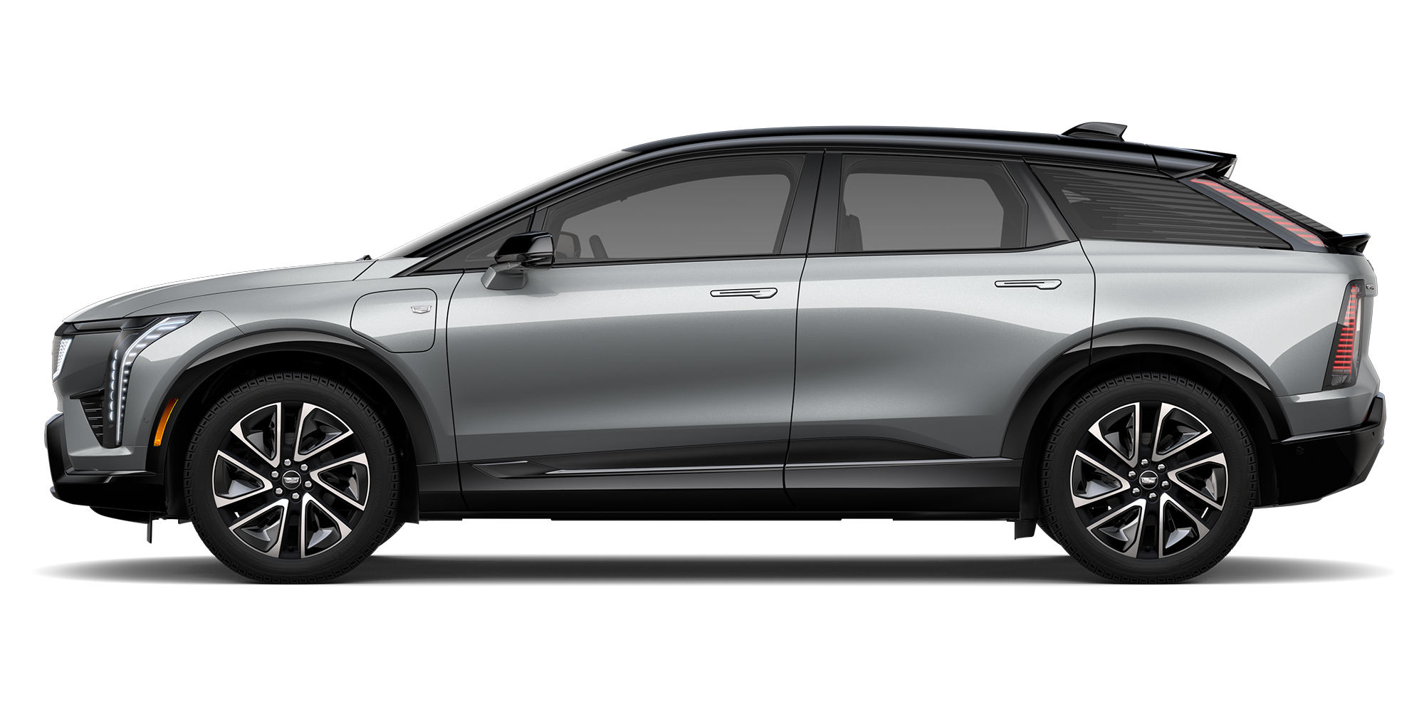 Profile View of a Gray 2027 Cadillac OPTIQ Sport