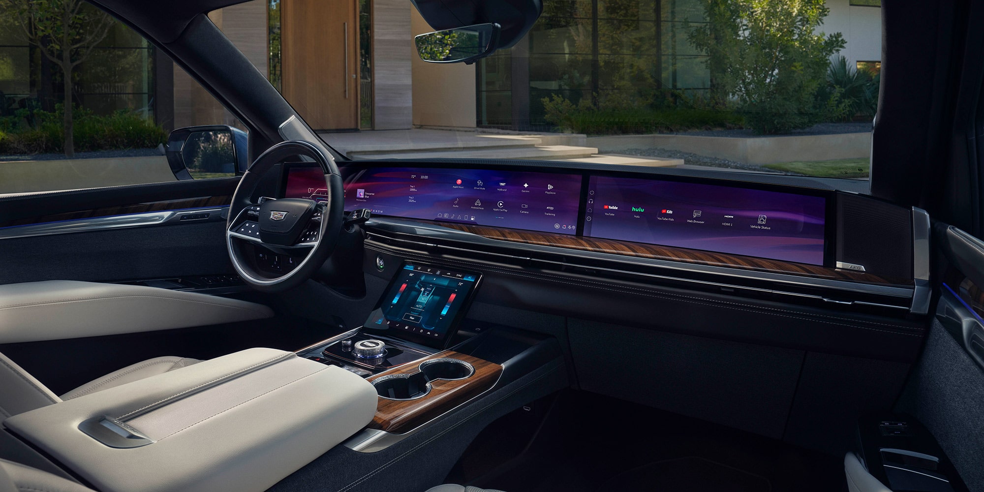 Dashboard display of 2027 Cadillac Escalade in Weatherford, TX