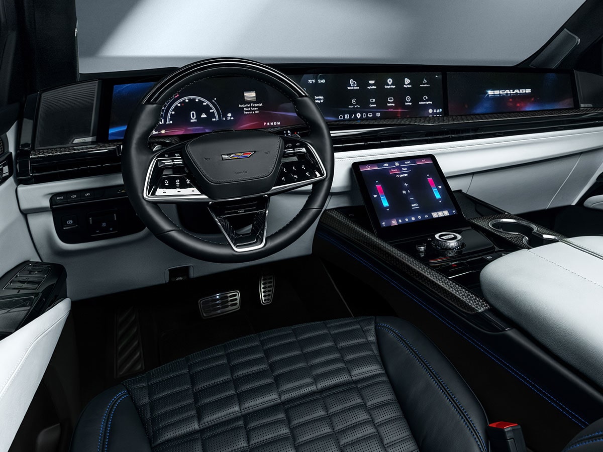 Driver Seat View of the Escalade-V Collector Series Front Row Cabin and Interior