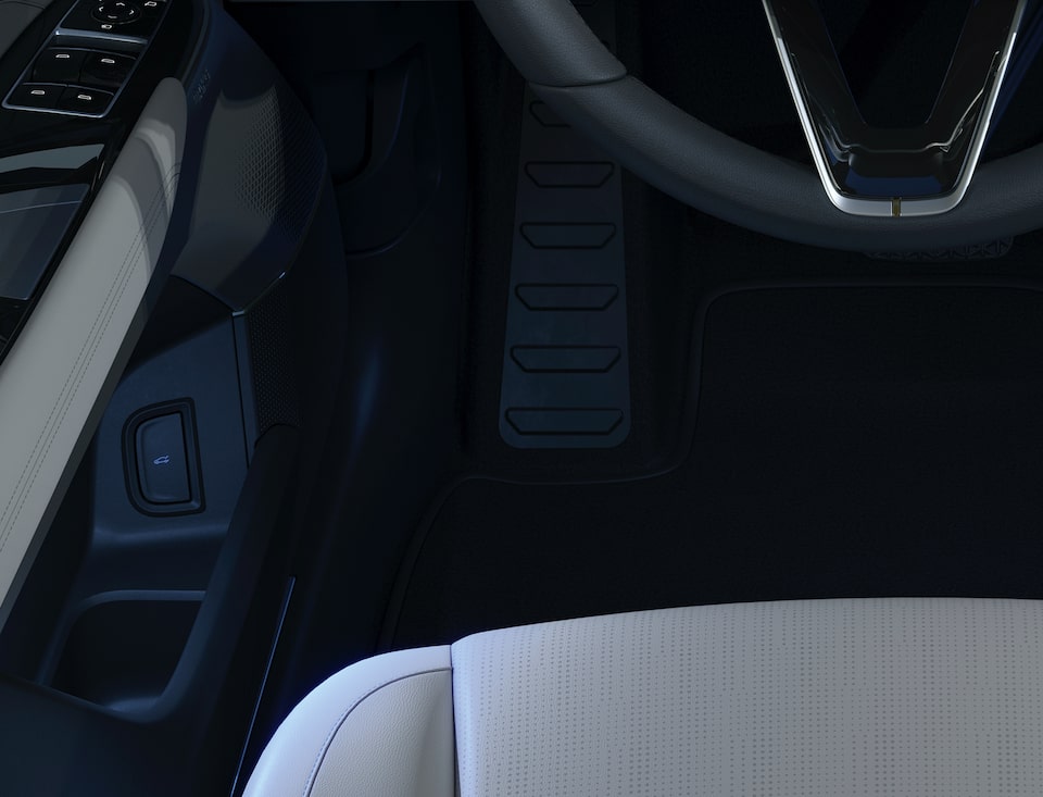 Closeup of Driver's Area in 2022 Cadillac LYRIQ