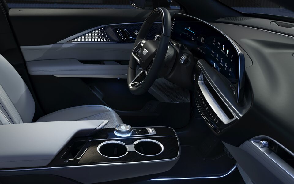 2023 Cadillac LYRIQ Electric SUV Interior Driver's Seat View