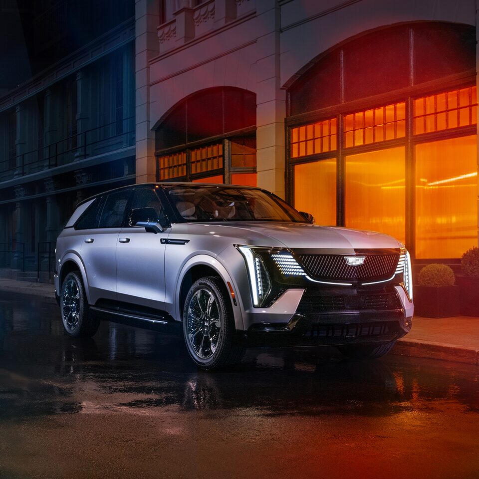 Frontal Side View of the 2025 Cadillac ESCALADE IQ
