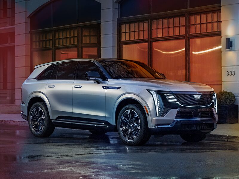 Frontal Side View of the 2025 Cadillac ESCALADE IQ