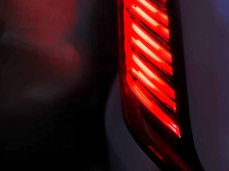 Close View of the 2025 Cadillac ESCALADE IQ Brake Light