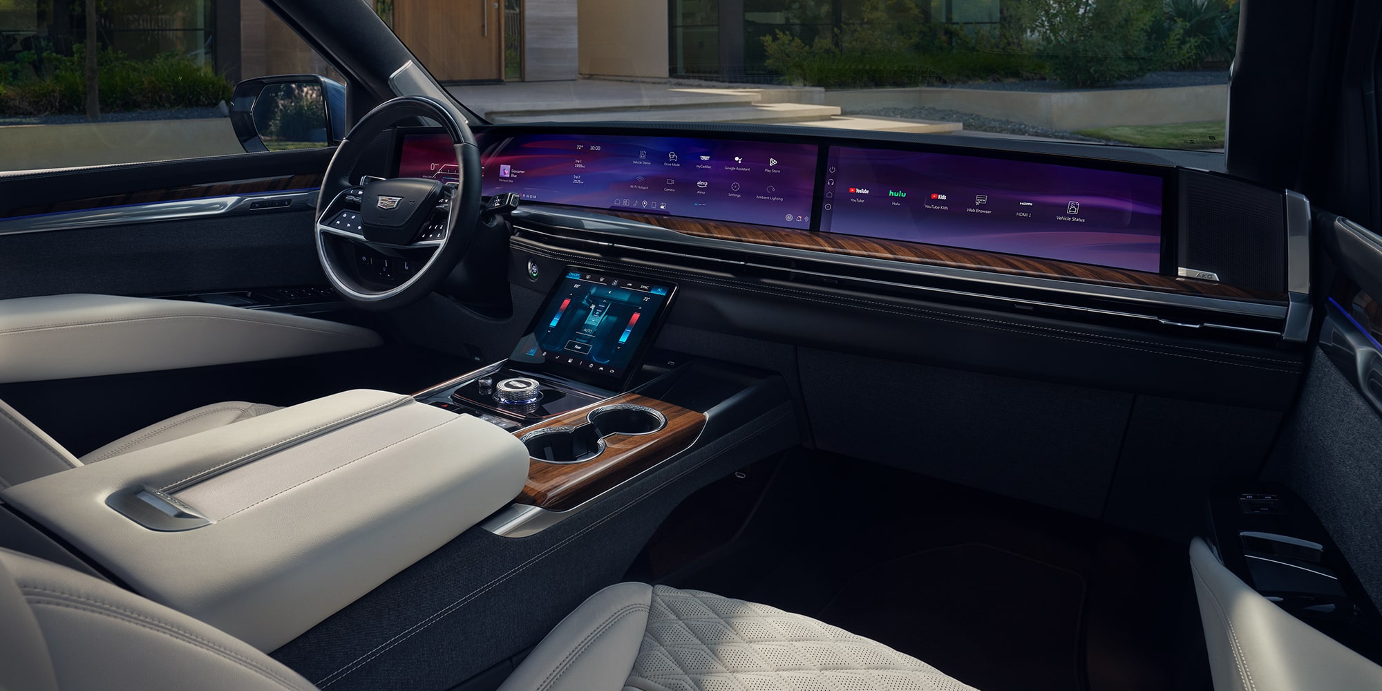 2025 cadillac escalade v interior led screen