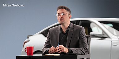 Mirza Grebovic with Cadillac Blackwing CT5-V