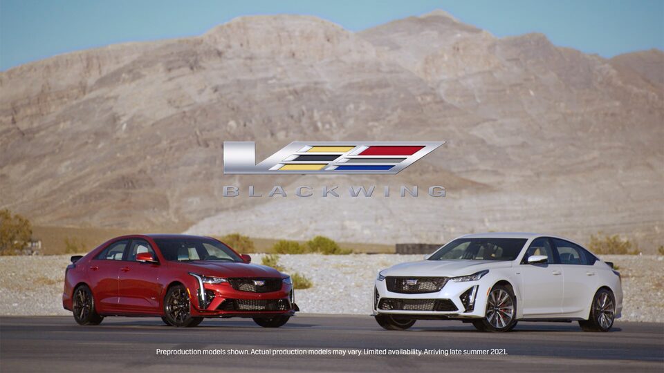 Cadillac CT4-V & CT5-V Blackwing Models Wide View