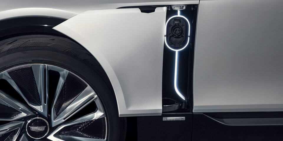 Cadillac LYRIQ EV Exterior Gallery - Charging Port Close Up