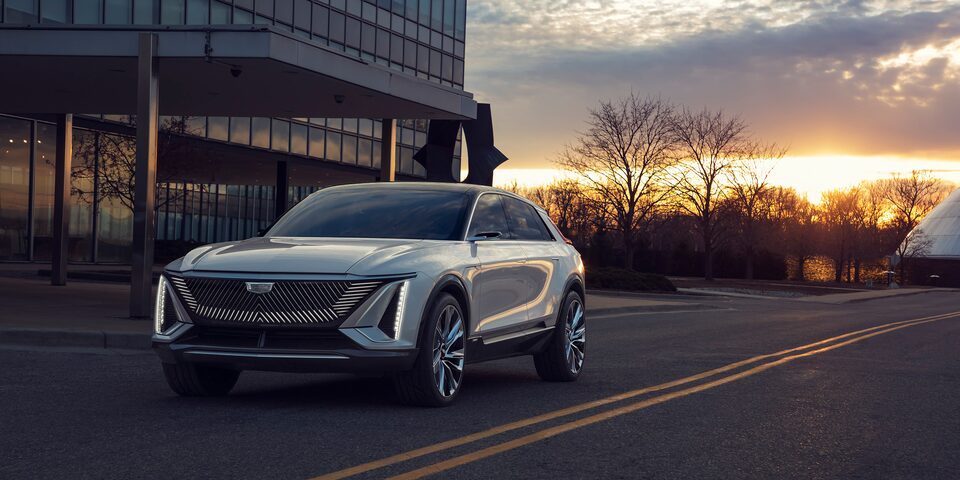 Cadillac LYRIQ EV Exterior Gallery - Front Angle View