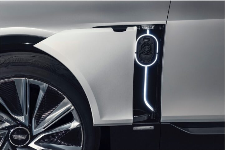 Cadillac LYRIQ EV Charging Port