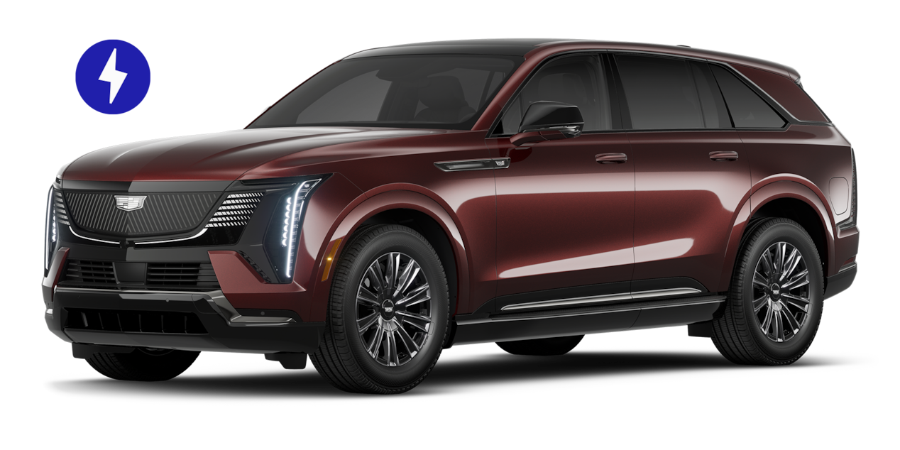A Side Profile of the Black Cherry 2026 Cadillac Escalade IQ